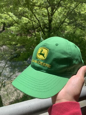 Vintage John Deere Hat Lot Strap Back 