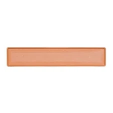 Plastic Flower Box Tray, 36 Inch, Terracotta
