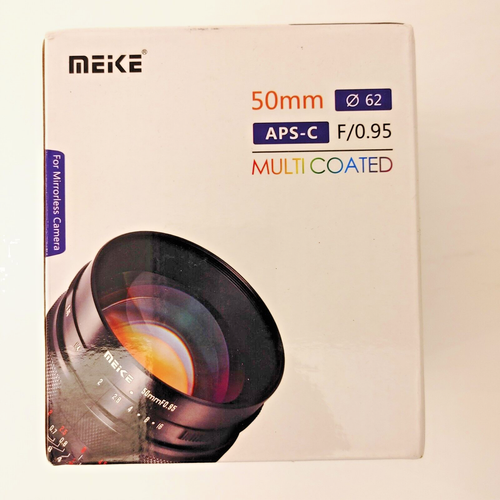 Meike 50mm f0.95 Manual Focus Lens for Canon RF Mount EOS R RP R5 R6