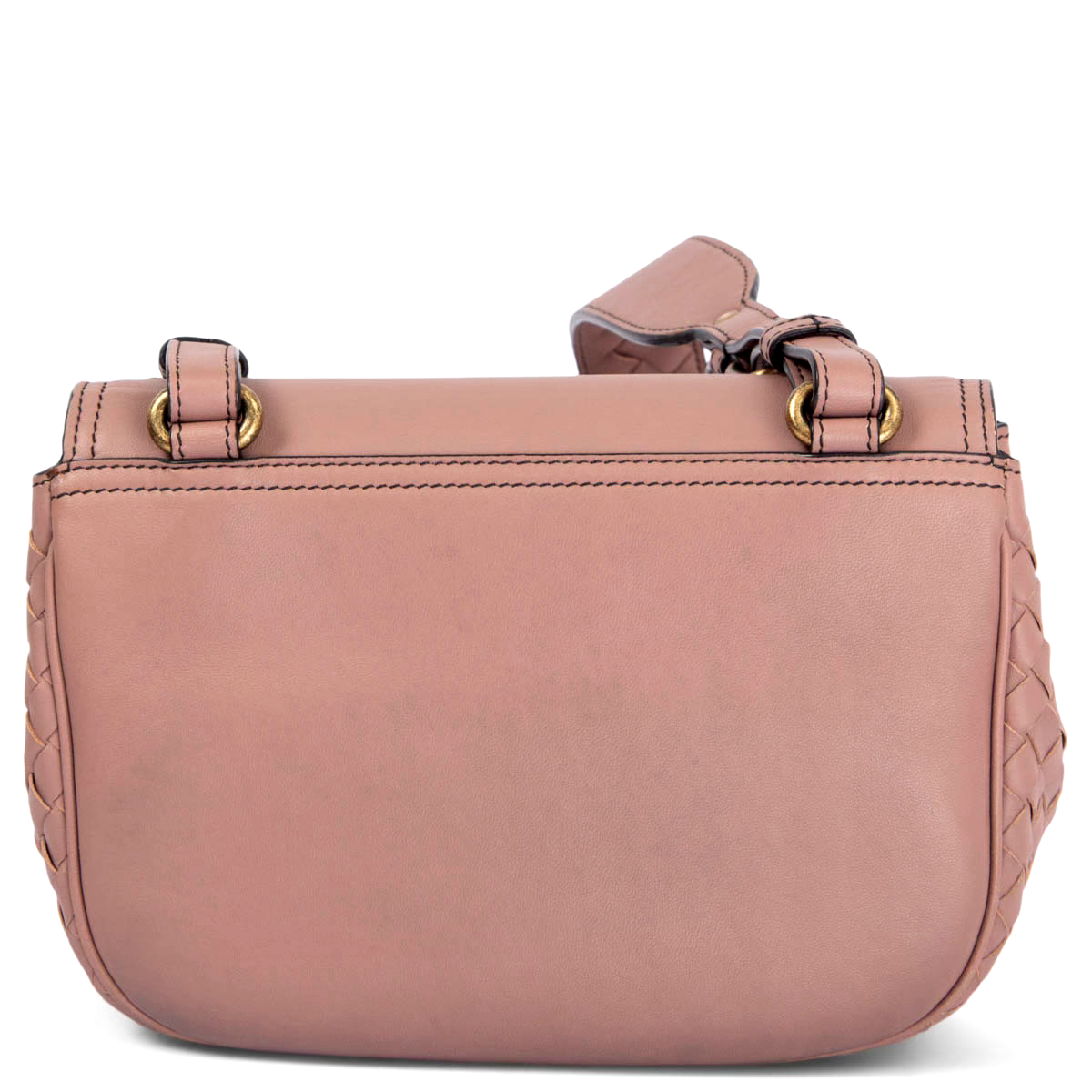 67617 auth BOTTEGA VENETA dusty rose leather LUNA Crossbody Bag | eBay