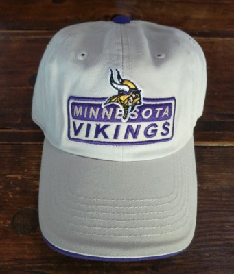 Minnesota Vikings Adjustable Youth Khaki Baseball Hat NWT
