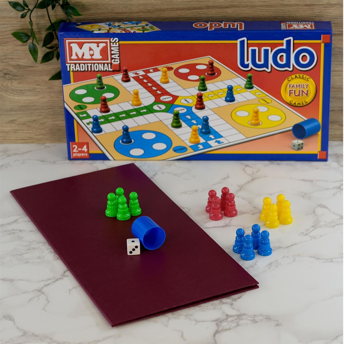 Classic Ludo Game Play Set Family Kids Fun Traditional Board Games