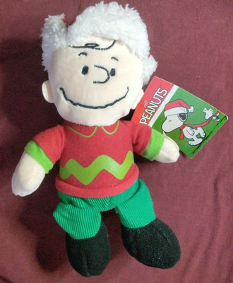 2015 Peanuts CHARLIE BROWN Christmas Holiday Plush Toy DAN DEE New With Tag RARE