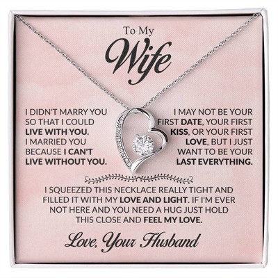 To My Beloved Wife - Heartfelt Necklace Gift - Almost Sold Out - Make Her Smile