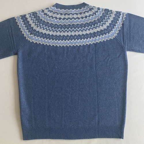 Peter Millar Sweater Men L Wool Cashmere Fair Isle Golf Ski Snow Nordic Arctic - Picture 13 of 16