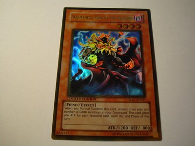 Yu-Gi-Oh! - Prometheus, King Of The Shadows (GLD1-EN027) – Carta Gold Series