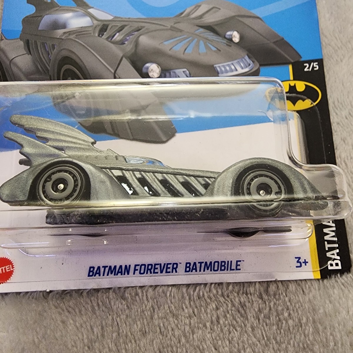 2023 Hot Wheels Batman Forever Batmobile Grey 2/5 55/250 Mattel DC