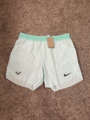 Nike Court Dri-Fit ADV Rafa Nadal 7” Tennis Shorts DV2881-346 Mens