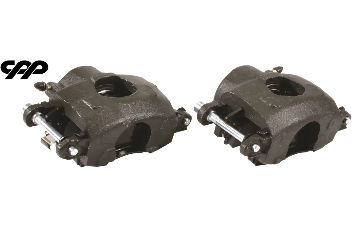 Chevy Truck Front 4035 4036 D52 Caliper With Brake Pad Set Cast Iron 1