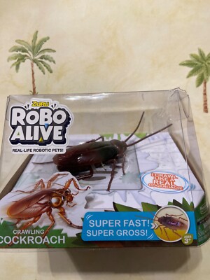 Robo Alive Electronic Crawling Cockroach Battery-Powered Robotic Toy