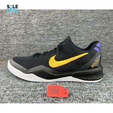 Nike Kobe 8 VIII Protro GS Lakers Away Black Gold Purple Shoes FN0266-002