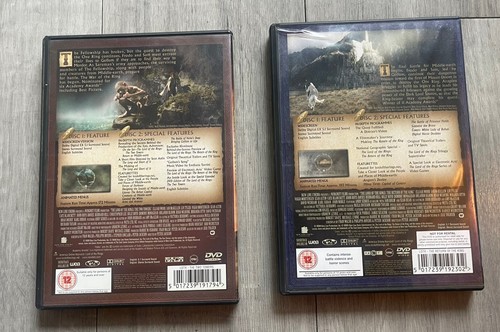 Lord of the Rings: Two Towers & Return of the King DVD (UK IMPORT PAL B) 4 Discs - Picture 2 of 12