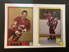 1988-89 O-pee-chee Stickers #118-248 Hakan Loob, Mike O'Connell