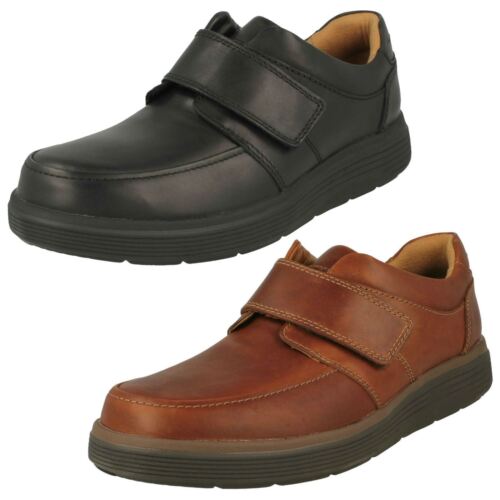 Herren Clarks Un Abode Riemen Leder Haken & Schlaufe Band Schuhe - G & H Zubehör - Bild 1 von 22