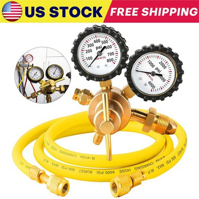 #ad #ad Nitrogen Tank Regulator for Hvac Purge w 0 800 PSI Delivery Pressure Equipments $36.98