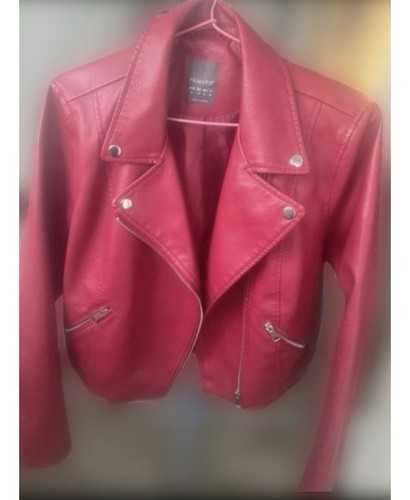 Veste Biker Rouge Primark