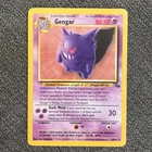 Gengar 20/62 LP - Fossil Set Rare Non-Holo Card - Vintage WOTC Pokémon TCG