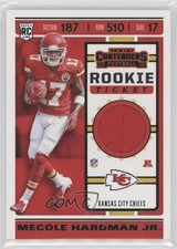 2019 Panini Contenders Rookie Ticket Swatches Mecole Hardman Jr #RTS-15 1o3