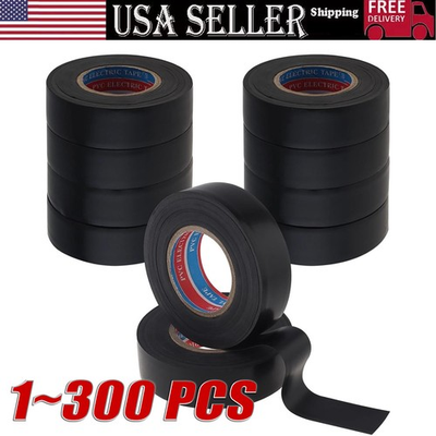 #ad 1 300X Electrical Tape Wiring Harness wire Black 3 4quot;x20FT auto truck LOT $172.79
