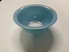 Vintage PYREX 322 Powder Blue Mixing Bowl CLEAR BOTTOM 7 inches