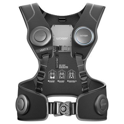 Woojer High-Fidelity Haptic Vest 4 – Immersive 360° Audio-Haptic