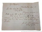 Civil War Colonel Mackay Clothing Registration Telegraph United States Military