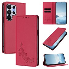 For Samsung Galaxy S26 S25 S24 S23 Luxury Flower Pattern Shockproof Phone Case