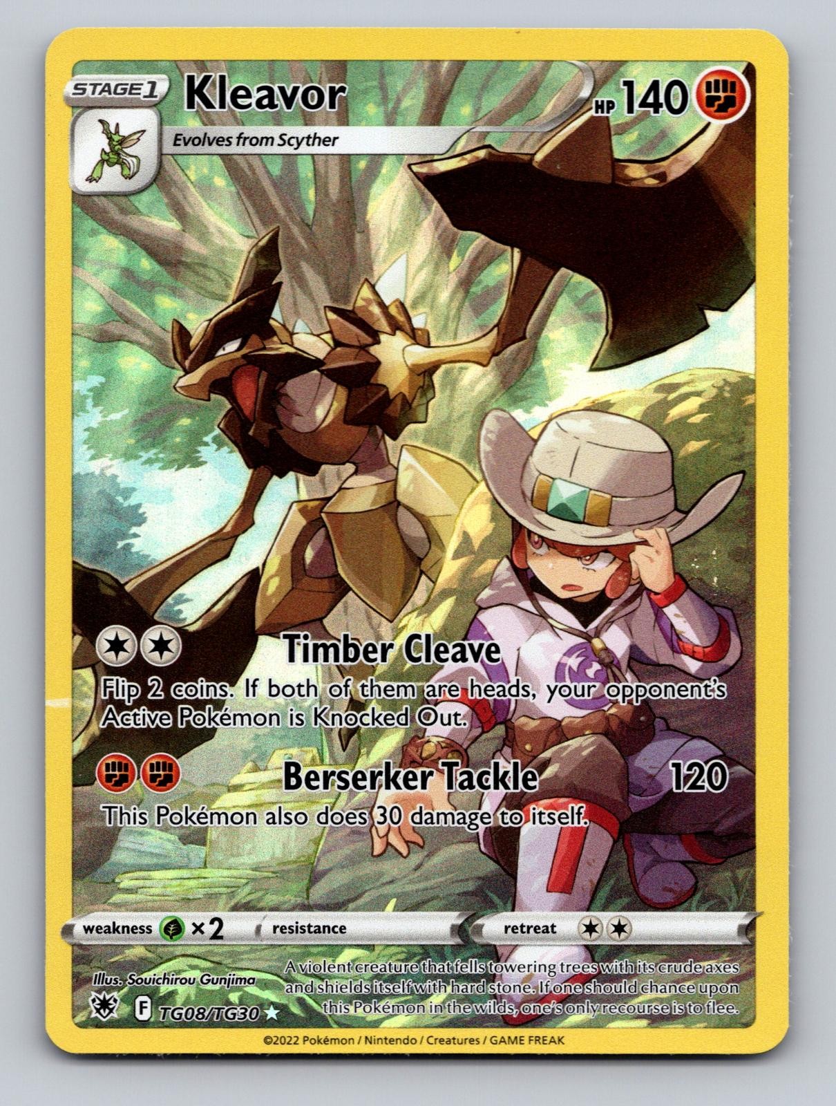 Kleavor TG08/TG30 Holo Astral Radiance Trainer Gallery Pokemon NM