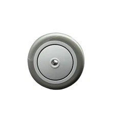 SCC - 4" Gray Poly on Polyolefin Wheel Only - 3/8" Bore - 350 lbs Capacity