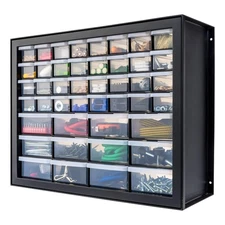 Screw Tool Organizer Small Parts Cabinet, 44-Drawer, Electronics Hardware Nut...