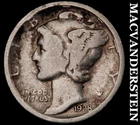 1928-S Mercury Dime- Silver- Scarce Better Date No Reserve #J3109