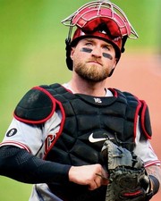 TUCKER BARNHART 8x10 PHOTO #9 CINCINNATI REDS WM