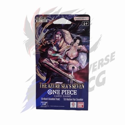One Piece Card Game OP14-EB04 The Azure Sea's Seven PAPER SLEEVE ENG Sealed NEU