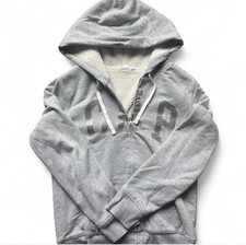 Y2K Sherpa Lined Vintage Gap Zip Up Hoodie