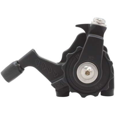 Flat-Mount Klamper Disc Caliper, Road Short Pull, All-Black 048FMBKSP