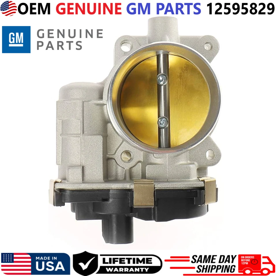 Carrocería de acelerador GMC de fabricante de equipos originales para Chevrolet GMC Pontiac 2007-2014 3,6 L 4,3 L V6, 12595829 Foto 2 de 4