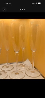 Tiffany & Co. Champagne Flute Set of 2 Includes Tiffany & Co Box