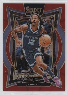 2024-25 Panini Select Concourse Red Prizm 21/199 Ja Morant #60 1b30