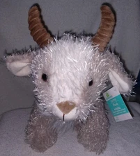 Plush Whimsical Shaggy Goat Plush 10" NWT