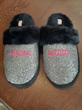 Big Girls Size 6 Justice Slippers Kids Footwear NWT