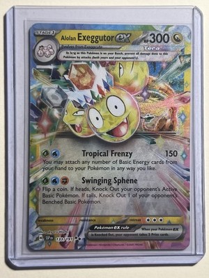 Alolan Exeggutor ex 133/191 - Sv08: Surging Sparks - Mint Condition   