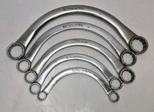 Vintage Snap-on Tools Usa 5pc 12pt Sae Half-moon Wrench Set 716-1516 Cx2830