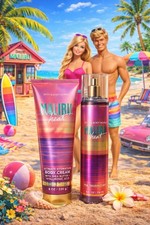 NEW Bath  Body Works Malibu Heat Full Size Set Body Cream Fine Fragrance Mist