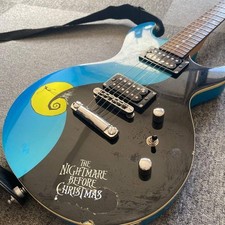 Disney Nightmare Before Christmas Electric Guitar Les Paul PRS USED