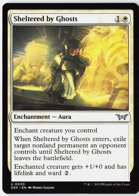 SHELTERED BY GHOSTS 30 DUSKMOURN: HOUSE OF HORROR MAGIC: THE GATHERING NM