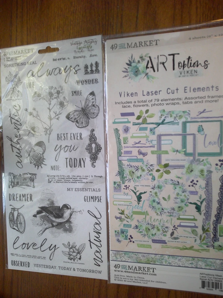 VARIEDAD Lote de 49 Hojas de Collage Corte Láser y Mercado Colección Paquetes todos listados Foto 4 de 4