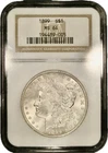 1899 P Morgan Silver Dollar NGC MS64 brown Label - C53