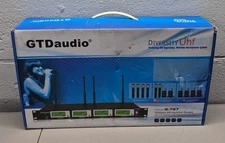 GTD Audio 4x800Ch UHF Diversity Wireless Microphone 2 Mics & 2 Transmitters