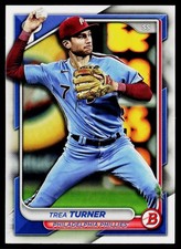 Trea Turner 2024 Bowman #4 Philadelphia Phillies