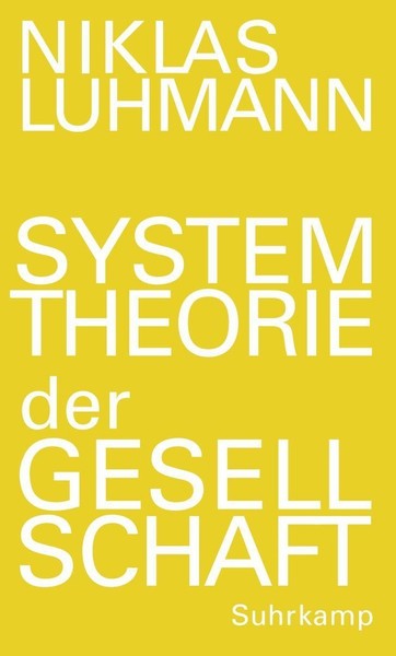 Systemtheorie Der Gesellschaft, Niklas Luhmann-image